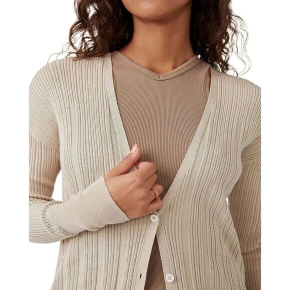 New Free People Women's Skylight Cardigan Sweater Size Small - Picture 4 of 7